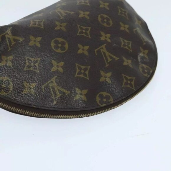 LOUIS VUITTON Monogram Trousse Demi Ronde Cosmetic Pouch M47520 LV Auth 95989 - Picture 8 of 16